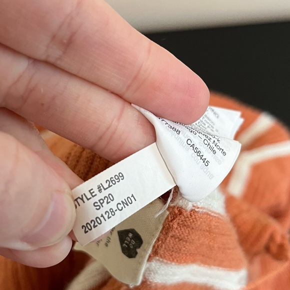 Madewell Orange Stripe Ryder Cardigan - Picture 7 of 11